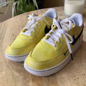 NIKE Air Force 1 LV8 3 PS ‘Peace Love Basketball’ Low Sneakers Rare - Size Y3